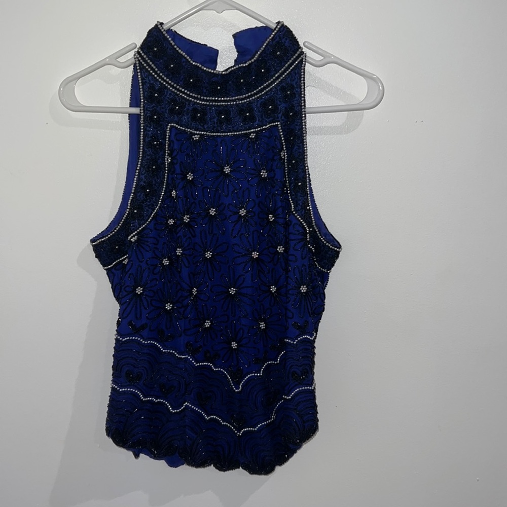 Sequence Blue and Black top